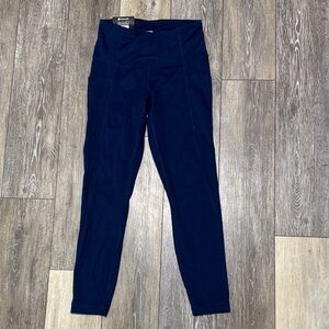 Navy Blue High-Waisted Leggings by Members Mark